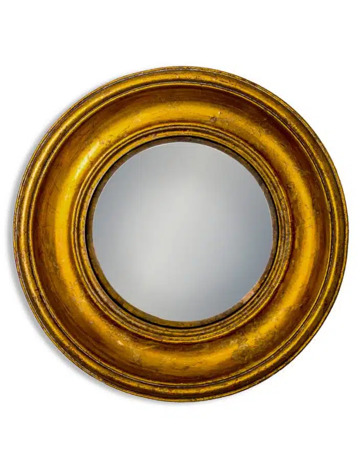 large deep framed mirror