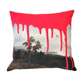 Artistic Pink Cushion