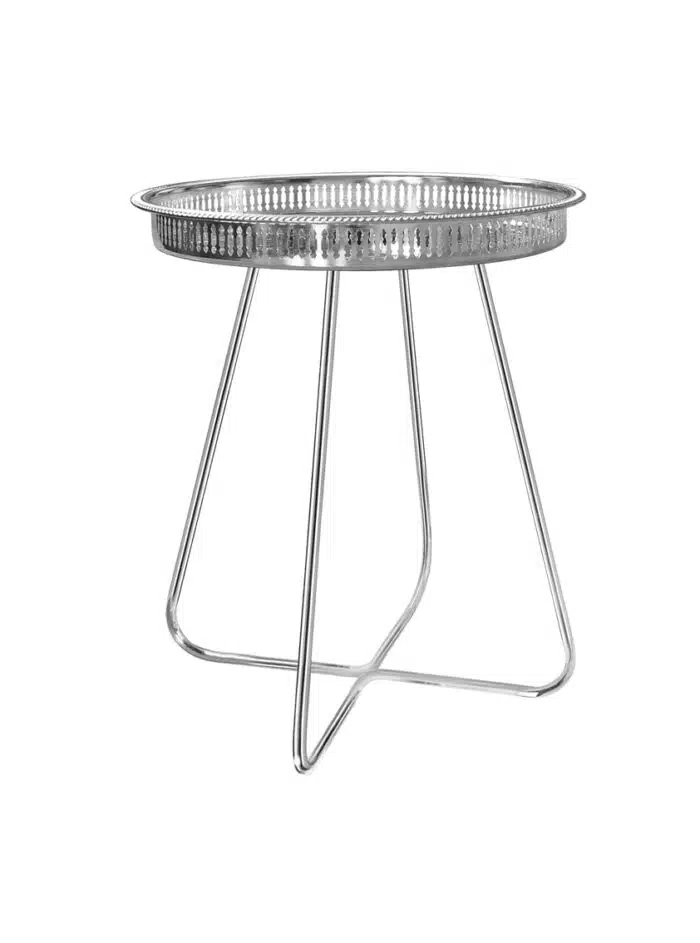 Casablanca - set of 3 tables in silver - Image 3