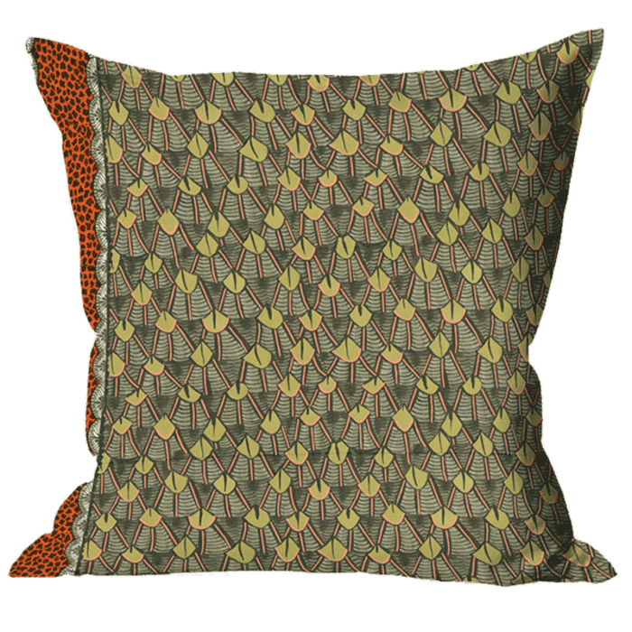 Feather Pattern Cushion