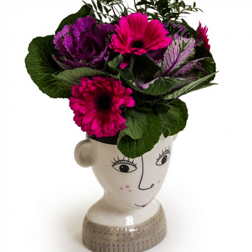 face freckles vase