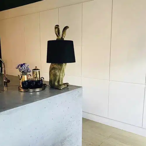 Golden Hare Lamp