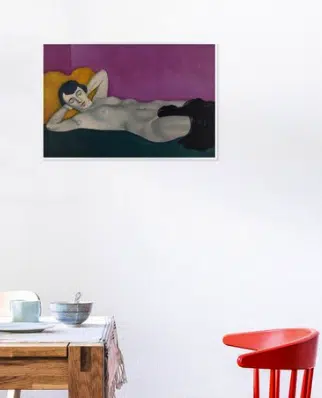 Lying Woman before Violet - Image 2
