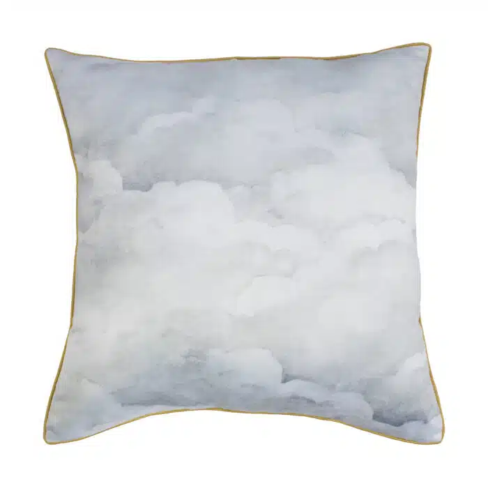 Pale Grey Clouds Cushion