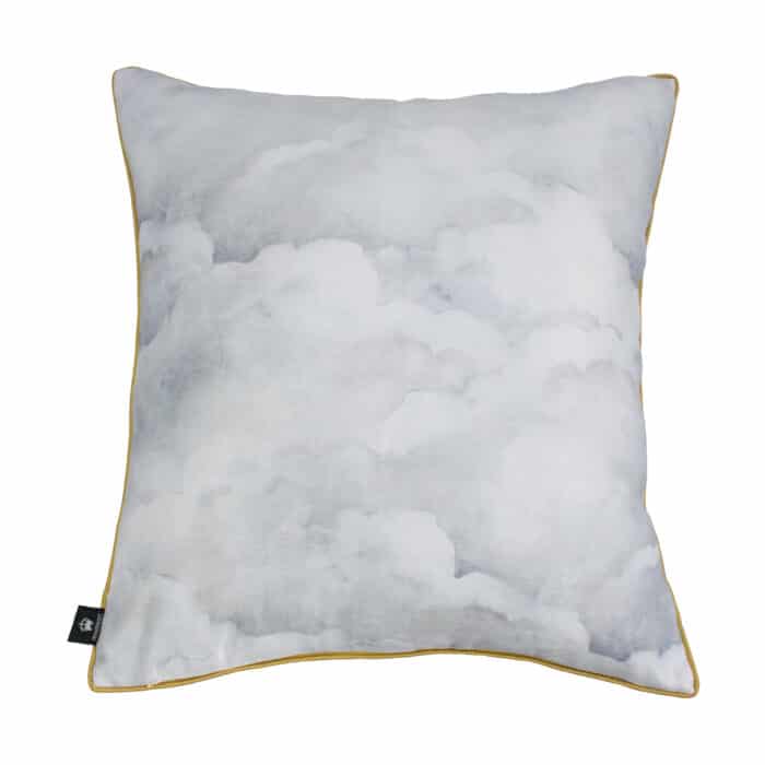 Pale Grey Clouds Cushion