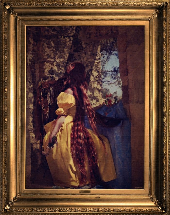 Rapunzel Framed