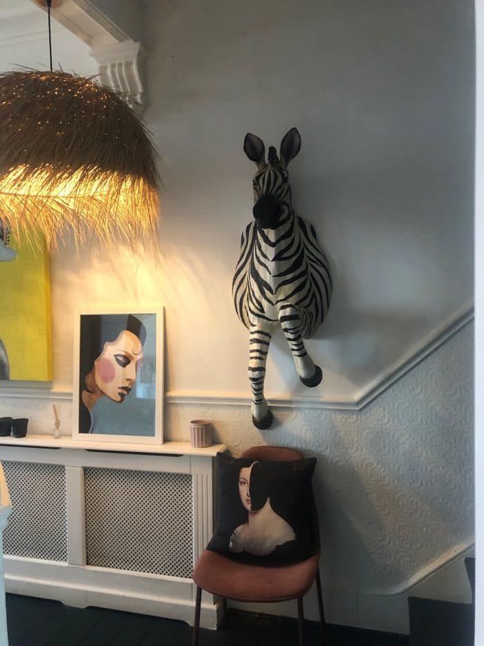 zebra wall art