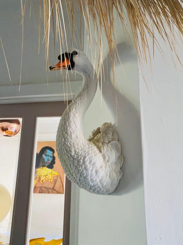 swan wall art