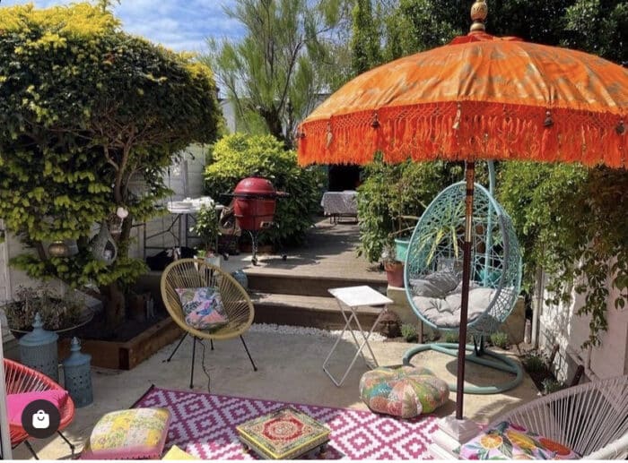 Garden Parasol in Orange (Medium)